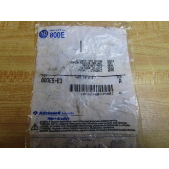 Allen Bradley 800ES-E3 Extended Push Button 800ESE3