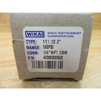 Wika 4302052 Pressure Gauge