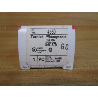 Pass & Seymour 4550 Cooper Turnlok Receptacle (Pack of 4)