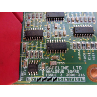 Safeline 3800-316 Analogue Board 3800316 Issue 3 - Used