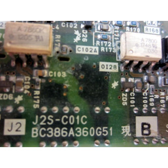 Mitsubishi J2S-C01 Circuit Board J2S-C01C BC386A360G51 - Used