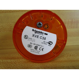 Scheider Electric XVE C35 Orange Steady Lens XVEC35 - New No Box