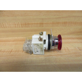 Square D 9001-SKR9P1RH13 Pushbutton 9001SKR9P1RH13 - Used