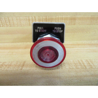 Square D 9001-SKR9P1RH13 Pushbutton 9001SKR9P1RH13 - Used
