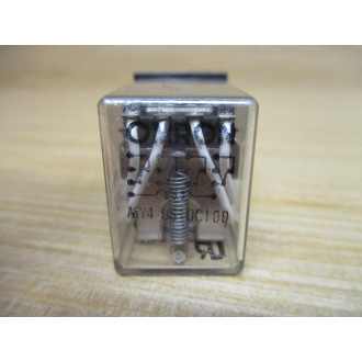 Omron MY4-US-DC100 Relay MY4USDC100 - Used