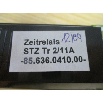 Zeitrelais STZ Tr 211A Timer Relay 85.636.0410.00 - Used