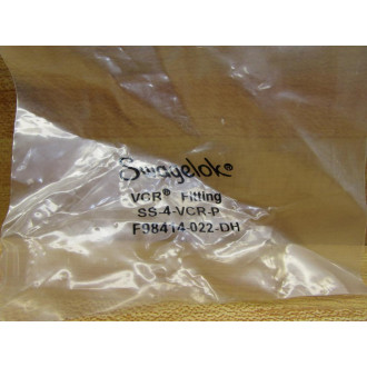 Swagelok SS-4-VCR-P 14" Fitting, Face Seal SS4VCRP (Pack of 5)