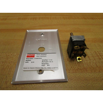 Dayton 3338450 2-Speed Fan Switch MC3 2X605A