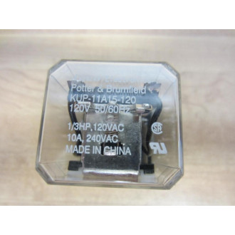 Potter & Brumfield KUP-11A15-120VAC Relay KUP-11A15-120V - New No Box