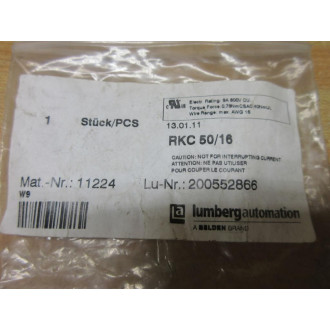 Lumber Automation RKC 5016 Belden Female Cable Gland 11224