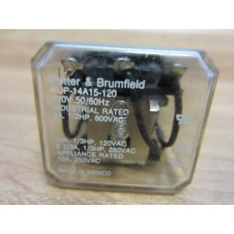 Potter & Brumfield KUP-14A15-120V AC Relay KUP-14A15-120VAC - New No Box