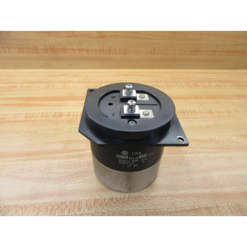 FXAHitachi 3900 MFD 450 VDC Capacitor Surge 3900MFD450VDC - Used