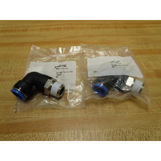 Festo QSL-12-16 Elbow Connector 12" Fitting 153055 (Pack of 2)