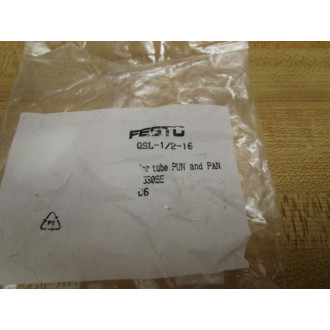 Festo QSL-12-16 Elbow Connector 12" Fitting 153055 (Pack of 2)