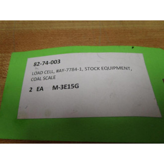 Stock Equipment X111482 Load Cell 82-74-003 - Used
