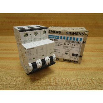 Siemens 5SY6310-8 10A Miniature Circuit Breaker 5SY63 MCB D10