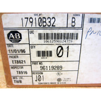 Allen Bradley 1791-0B32 DC Ouput IO Module 1791-OB32 Ser B