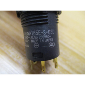 Omron A165E-S-03U E-Stop Switch A05B-2301-D002 6 Pin - New No Box