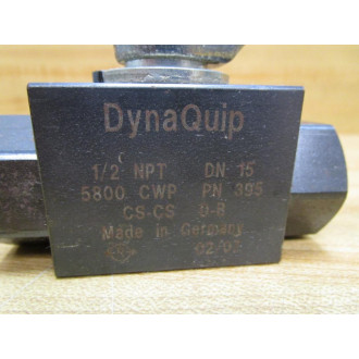 DynaQuip 395 Ball Valve - Used