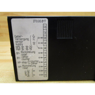 Irion & Vosseler NE213.012AX20 Electronic Preset Counter 042659-08 - Used