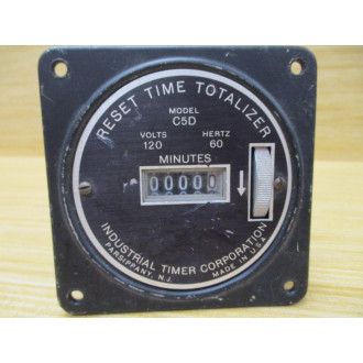 Industrial Timer C5D Reset Time Totalizer - Used