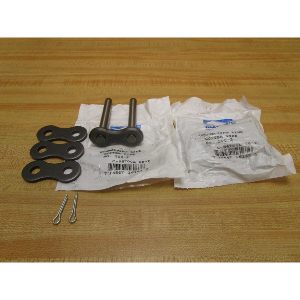 Diamond Chain Company C-6470CL-08-P Connecting Link 100-2 (Pack of 2)