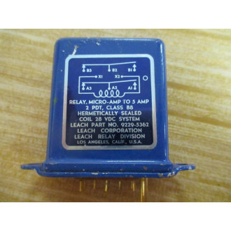 Leach 9229-5362 Relay 92295362 - Used