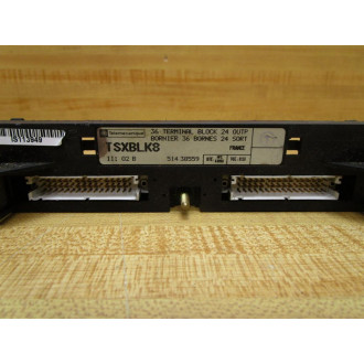 Telemecanique TSXBLK8 36 Terminal Block WOut Cover - Used