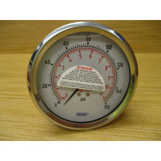 Wika 9694272 Pressure Gauge 213.53 4" Wika 9694272 Pressure Gauge 213.53 4"