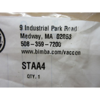 Bimba STAA4 Vaccon Pneumatic Silencer