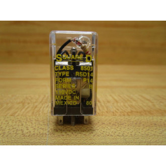 Square D 8501 RSD14 Relay 8501RSD14 Series B 110 VDC (Pack of 2)