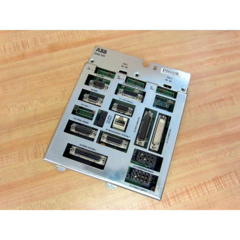 ABB 93-41-08 DSQC504 Connection Bd 3HAC4158-1 3HAC 4158-104 wCover - Used