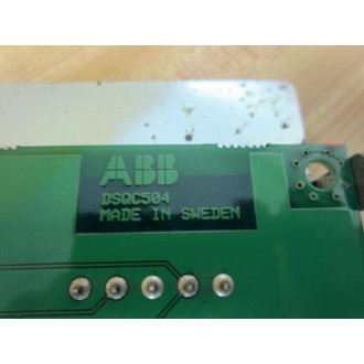 ABB 93-41-08 DSQC504 Connection Bd 3HAC4158-1 3HAC 4158-104 wCover - Used