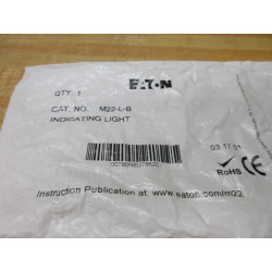 Eaton M22-L-B Cutler Hammer Pilot Light Assy M22LB