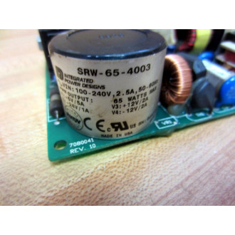 Integrated Power Designs 7080041 ACDC Power Supply SRW-65-4003 - Used