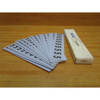 Stranco AM1-5 Instant Symbol Labels Number 5 AM15 (Pack of 25)