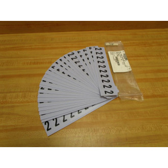 Stranco AM1-2 Number 2 Instant Symbol Labels AM12 (Pack of 25)