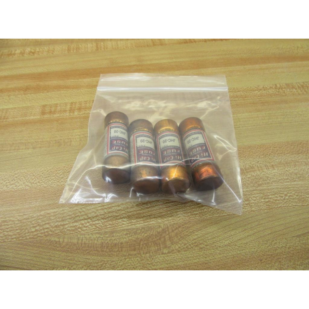 Bussmann JHC-20 Hi-Cap Fuse JHC20 (Pack of 4) - New No Box