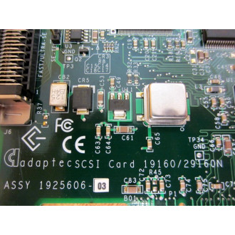 Adaptec 1925606-03 SCSI Card 1916029160N 192560603 - Used