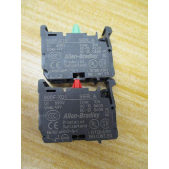 Allen Bradley 800FP-LF7PN3WX11 Illum. Push Button 800FPLF7PN3WX11