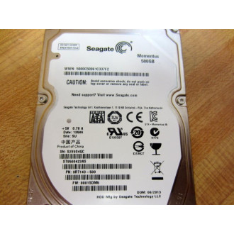 Seagate 9RT143-500 2.5" Hard Disk Drive ST9500423AS - Used