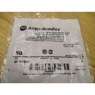 Allen Bradley 800FP-KB34 Selector Switch 800FPKB34