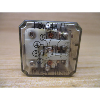 Fujitsu F.B.V.34K712 DC48V Relay FBV34K712DC48V - Used
