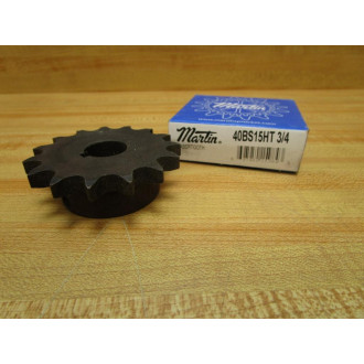 Martin 40BS15HT 34 Sabertooth Sprocket WKeyway 40BS15HT34