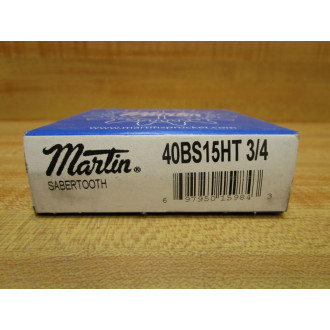 Martin 40BS15HT 34 Sabertooth Sprocket WKeyway 40BS15HT34