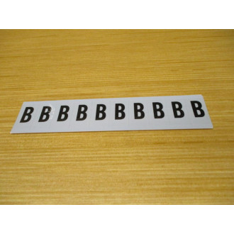 Stranco AM1-B Letter "B" Label AMI-B (Pack of 25)