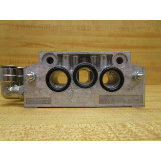 Festo NAVW-14-1-ISO Manifold Sub Base 152789 WElbow Fittings - Used