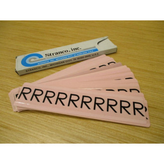 Stranco AM1-R Letter "R" Label AMI-R (Pack of 25)