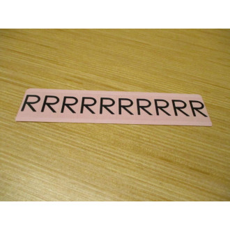 Stranco AM1-R Letter "R" Label AMI-R (Pack of 25)