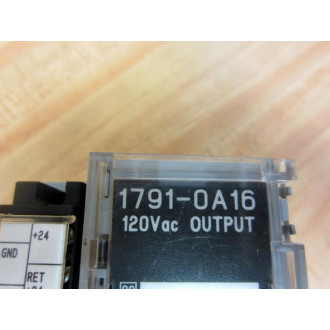 Allen Bradley 1791-0A16 Output Module 1791-OA16 Series A - Used